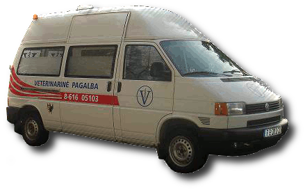 Veterinarines pagalbos automobilis Mobili veterinarine pagalba